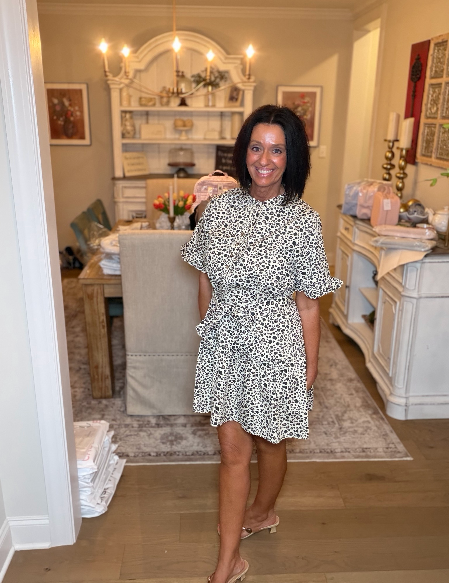 Leopard Mini Dress