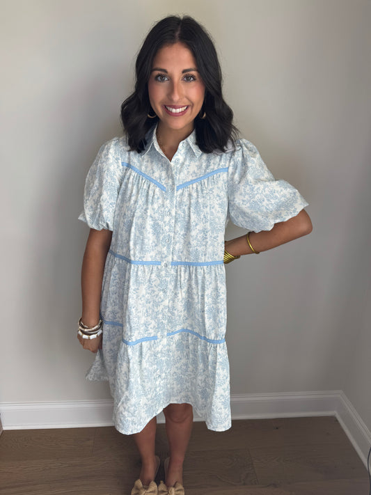 The Amelia Floral Print Tunic Dress