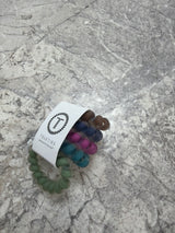 Teleties sweater swatches tiny hair ties
