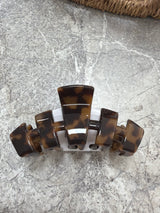 Teleties tortoise medium classic hair clip