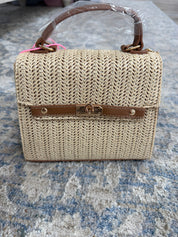The Savannah Woven Crossbody Bag