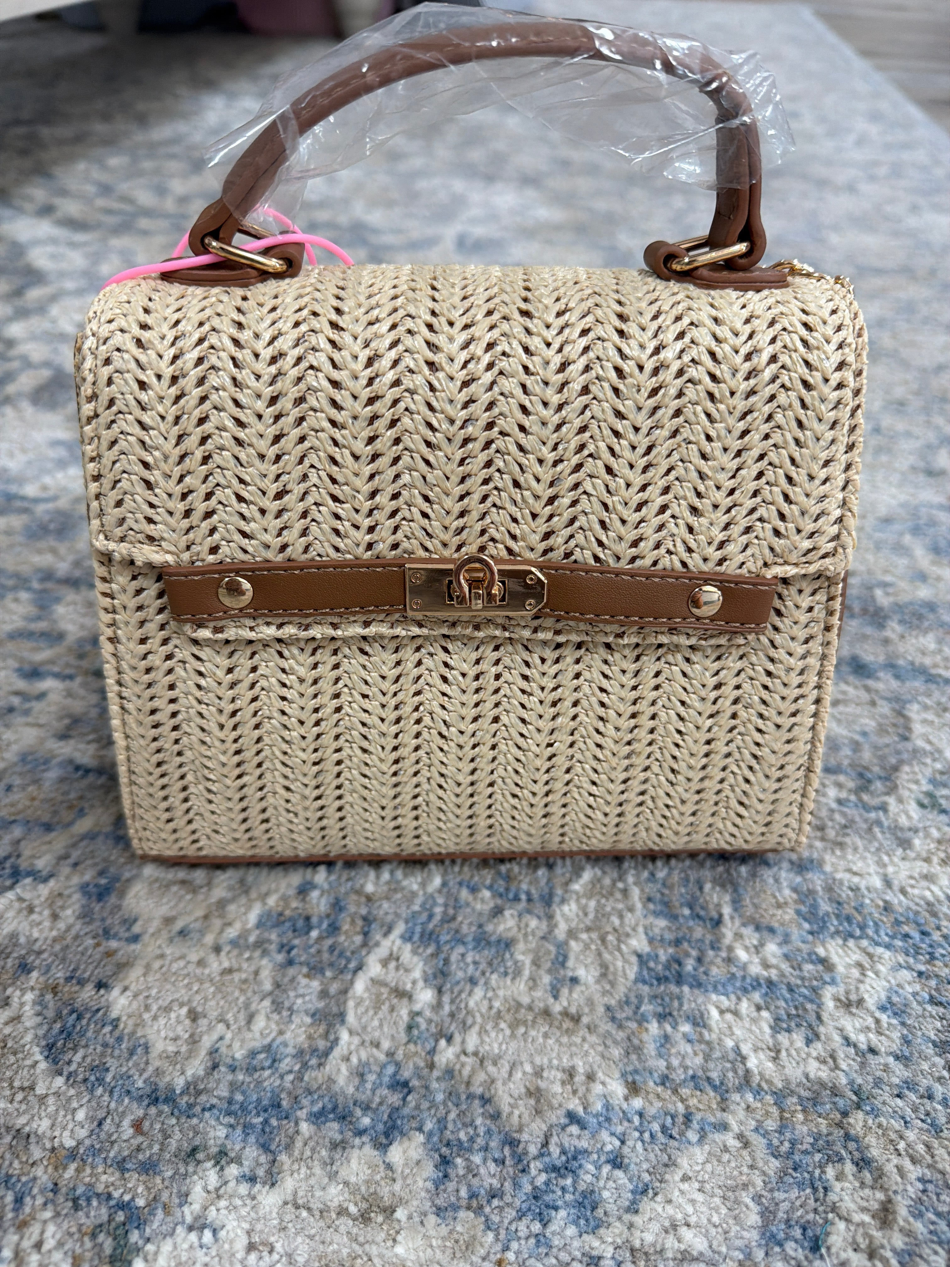 The Savannah Woven Crossbody Bag