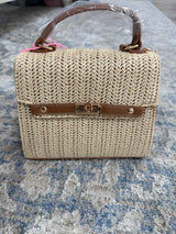 The Savannah Woven Crossbody Bag