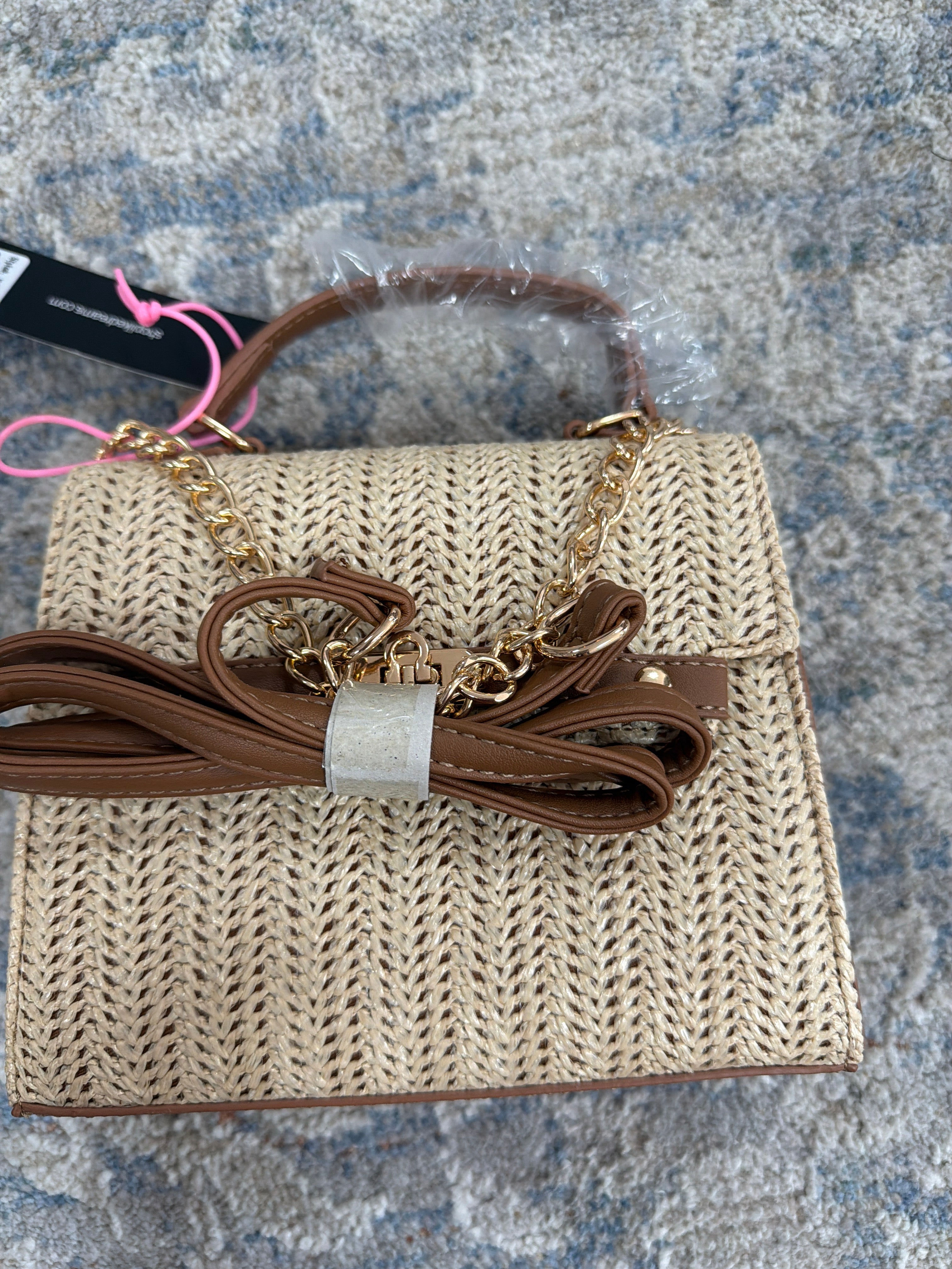 The Savannah Woven Crossbody Bag