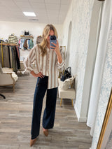 Lysse Angelica Hi Waist Pintuck Denim Pant