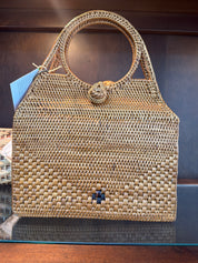 Round handle handbag