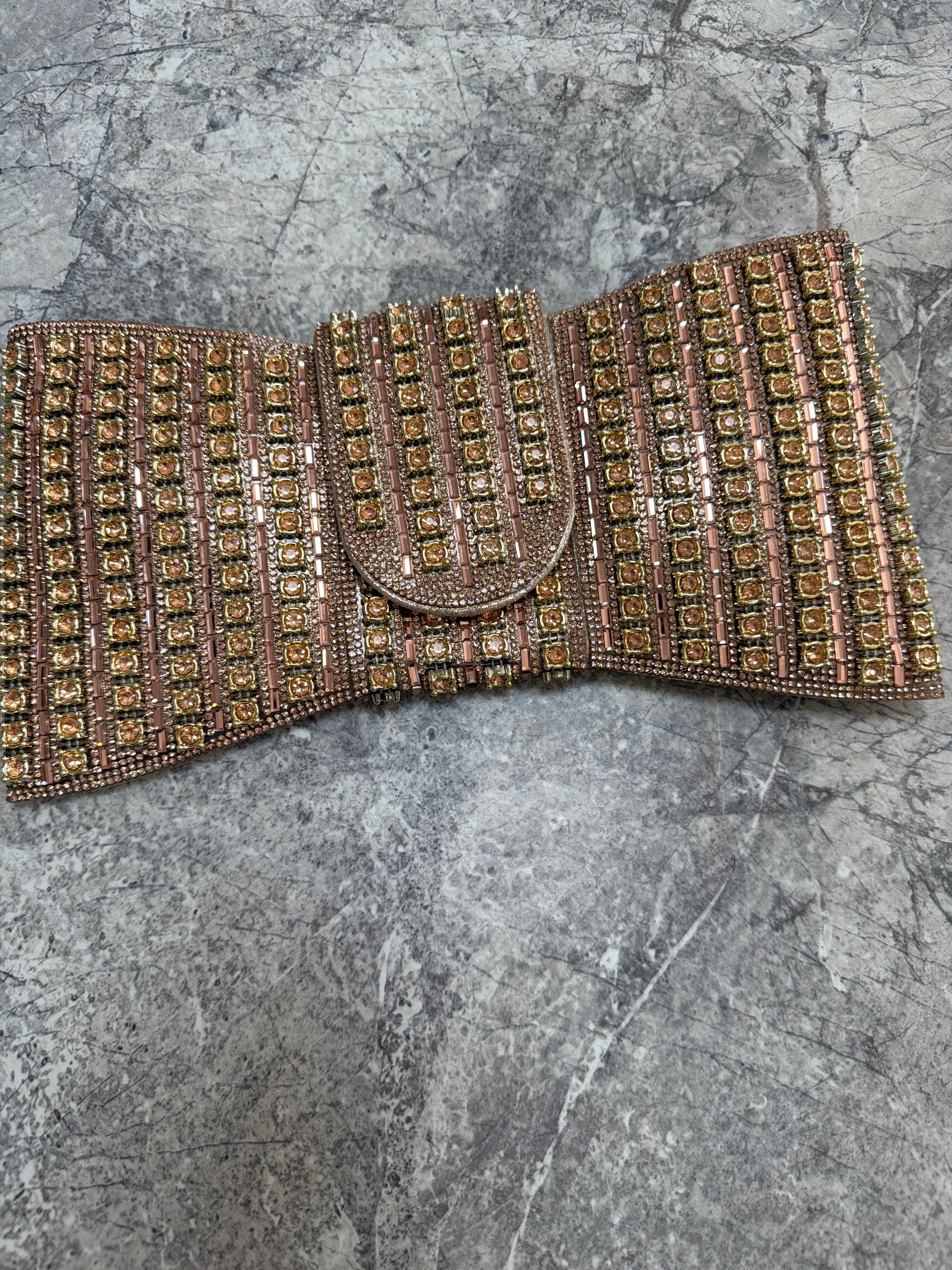 Pave Bow Style Clutch