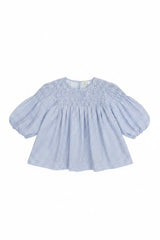 Stripe puff sleeve top available in 2 other colors