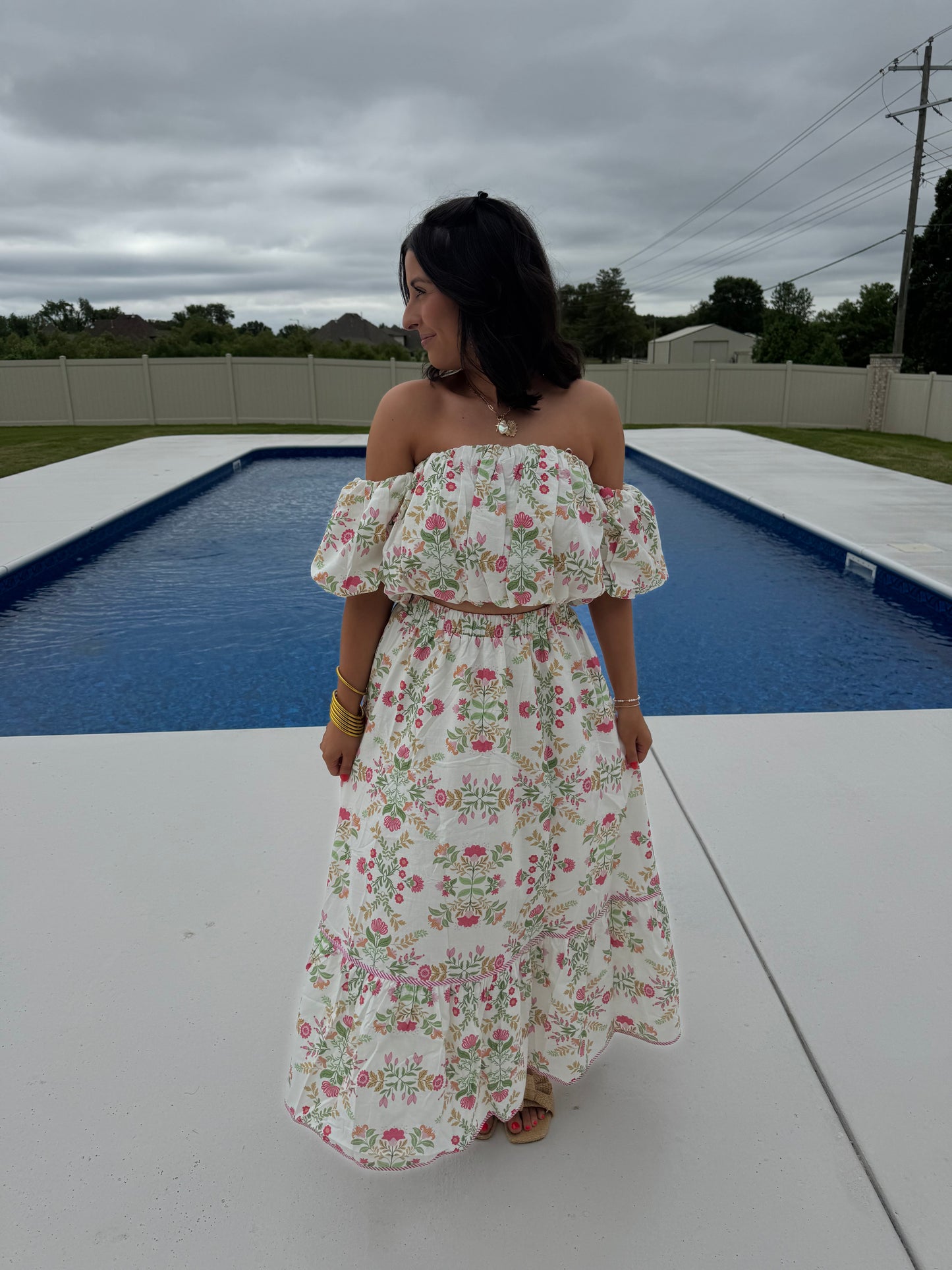 Island Paradise Two- Piece Skirt Set