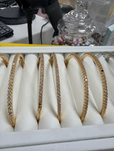 gold rhinestone bangles