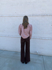 Brown Denim Pants