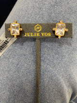 Julie Vos Clara Stud Earring Cubic Zirconia