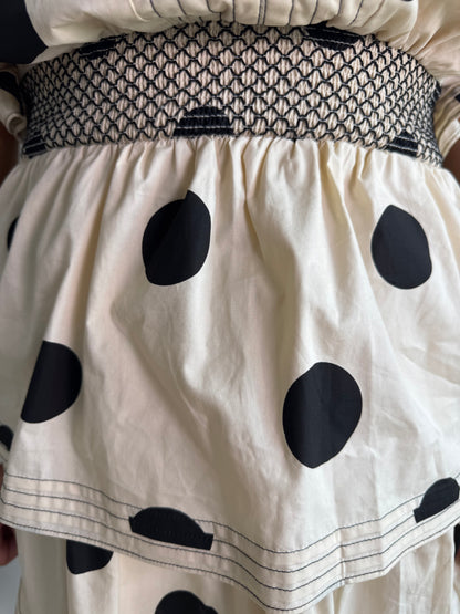 Strike a Pose Polka Dot Flutter Sleeve Dress