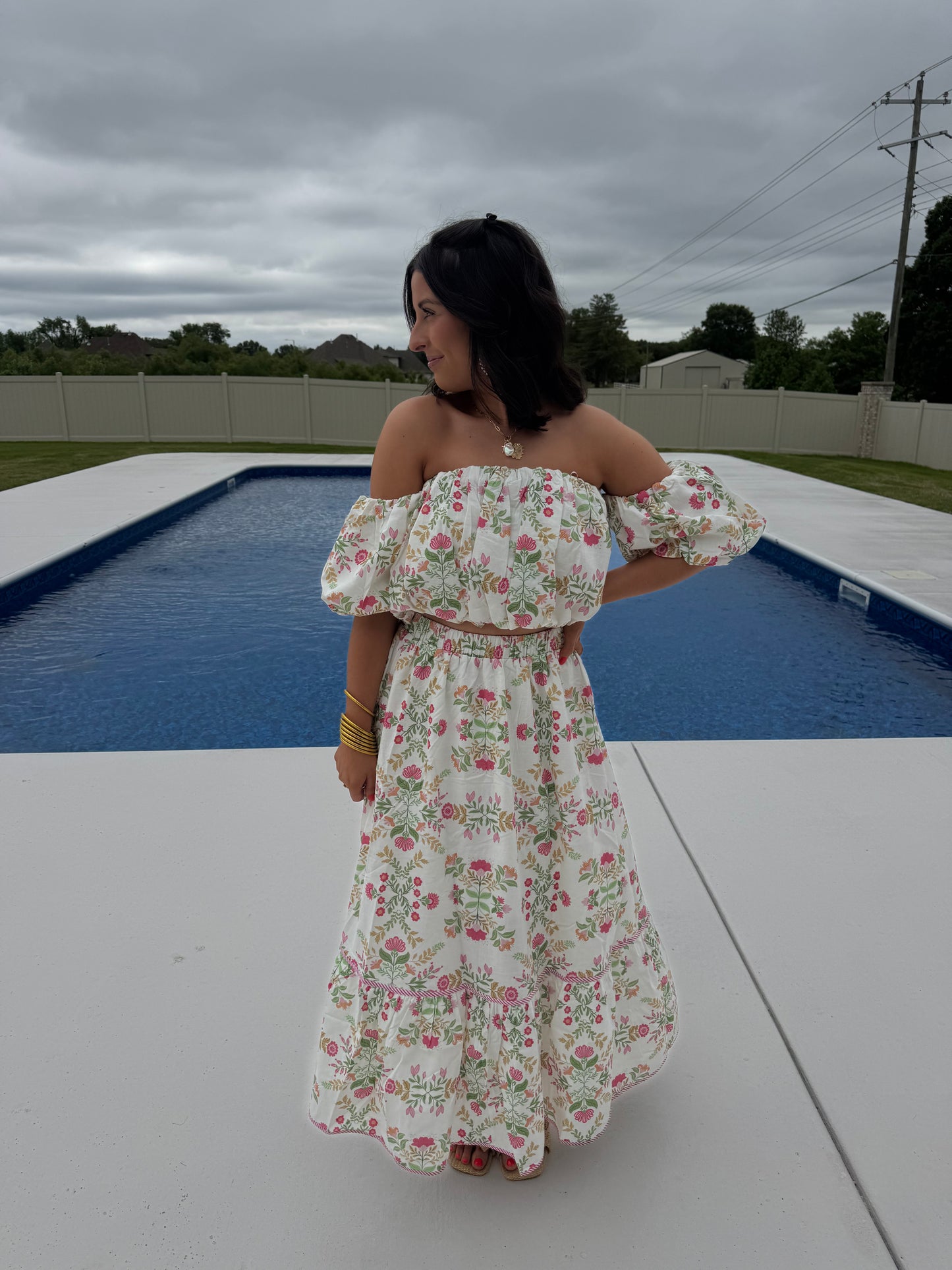 Island Paradise Two- Piece Skirt Set