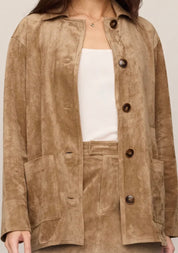 Z Supply Decker Suede Chore Coat