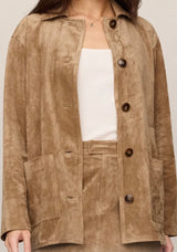 Z Supply Decker Suede Chore Coat
