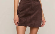Z Supply Perri Suede Mini Skirt