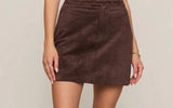 Z Supply Perri Suede Mini Skirt
