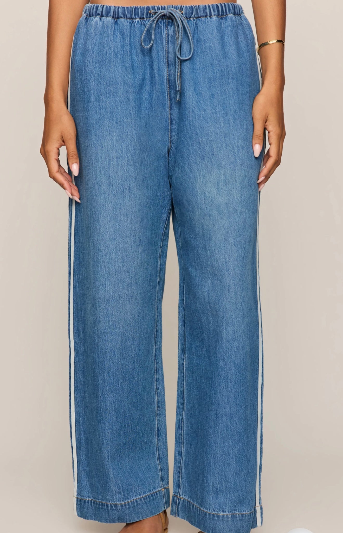 Z Supply The Sidelines Denim Track Pant