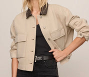 Z Supply Rey Cropped Chore Denim Jacket