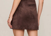 Z Supply Perri Suede Mini Skirt