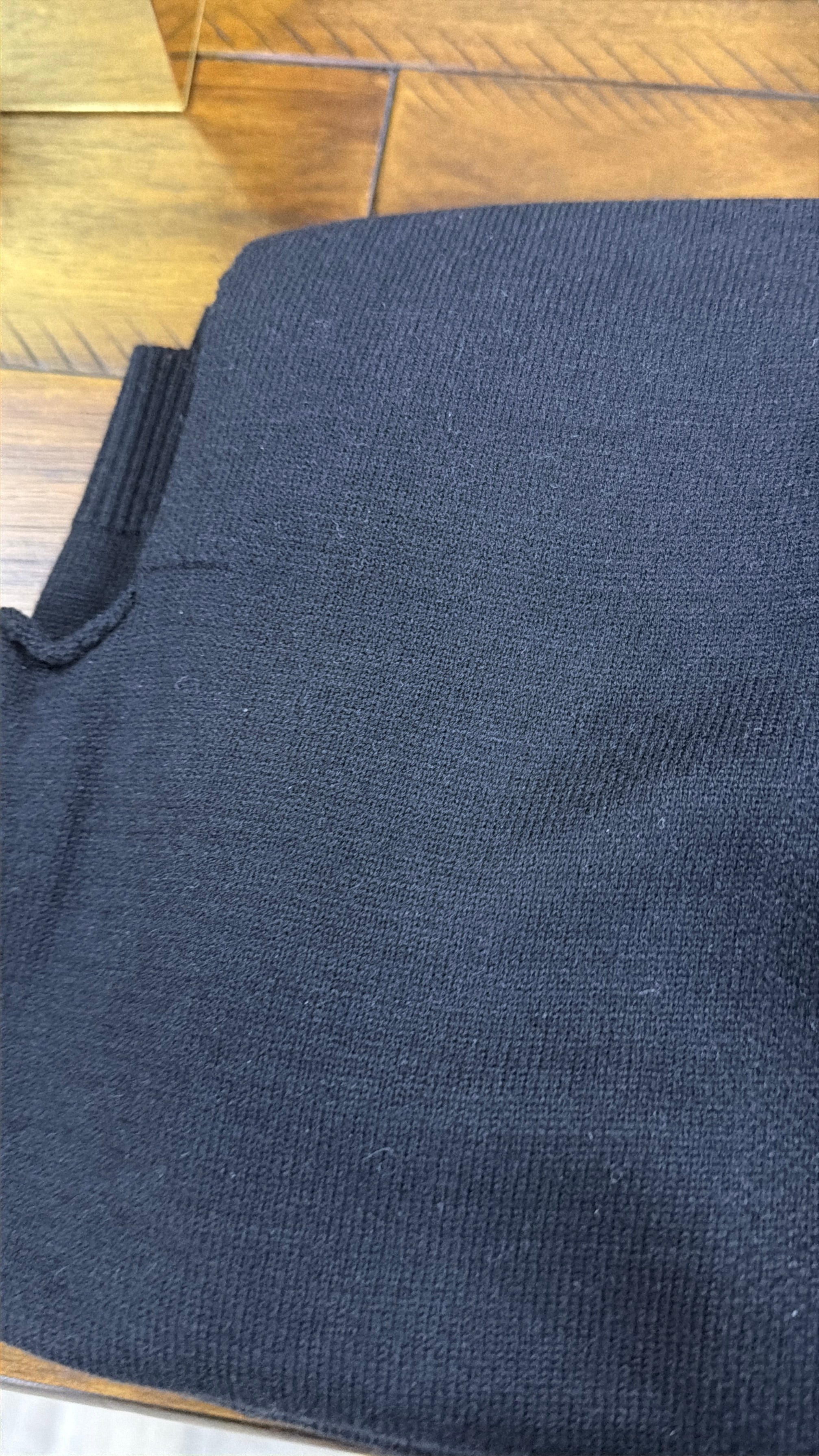 Preppy mock sweater wrap