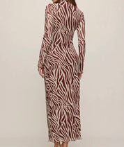 Z Supply Sevilla Zebra Mesh Midi Dress