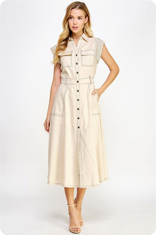 Strut & Bolt Linen Dress