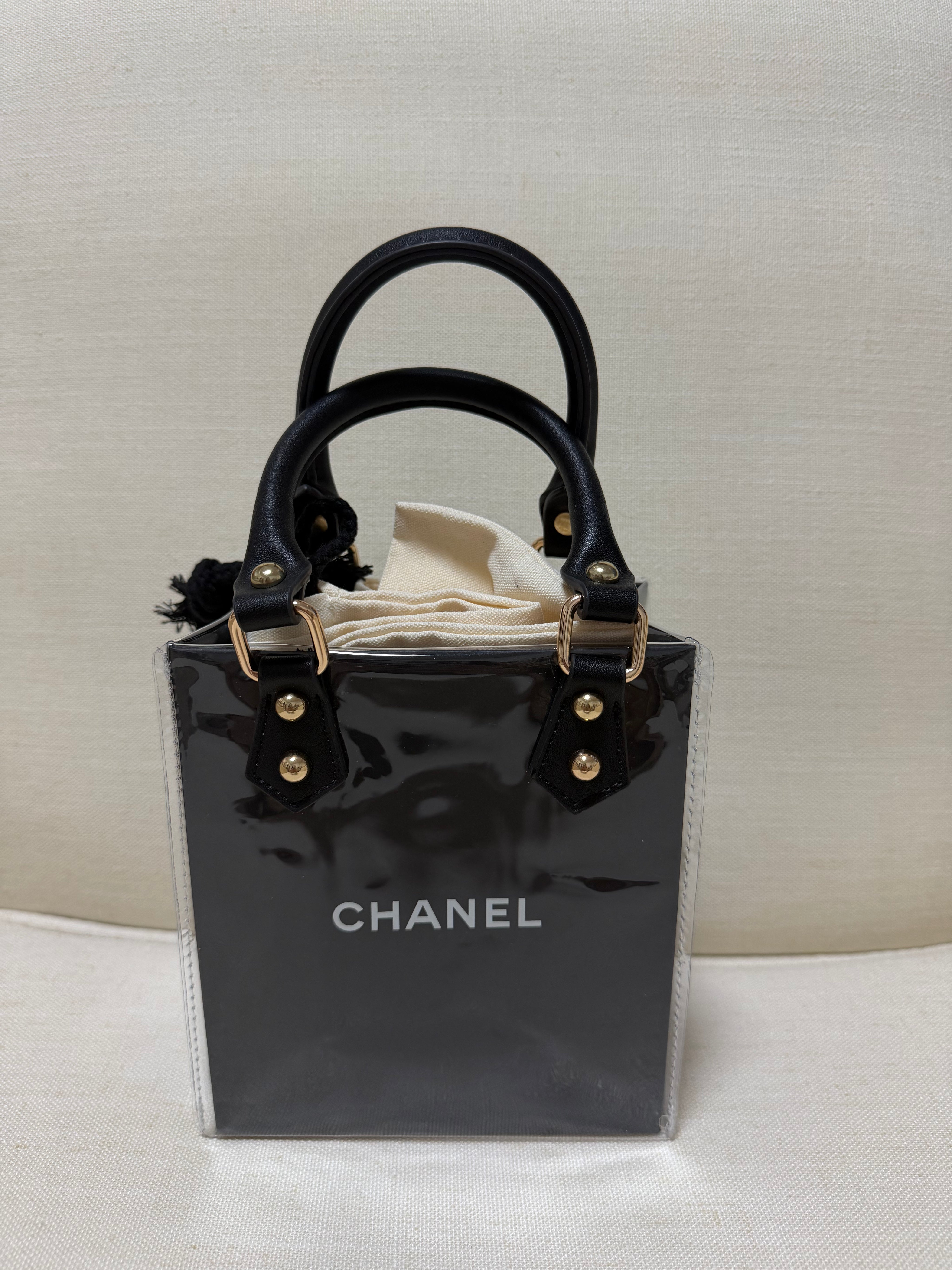 Authentic Small Chanel Shopping Bag Purse (Limited Collection)