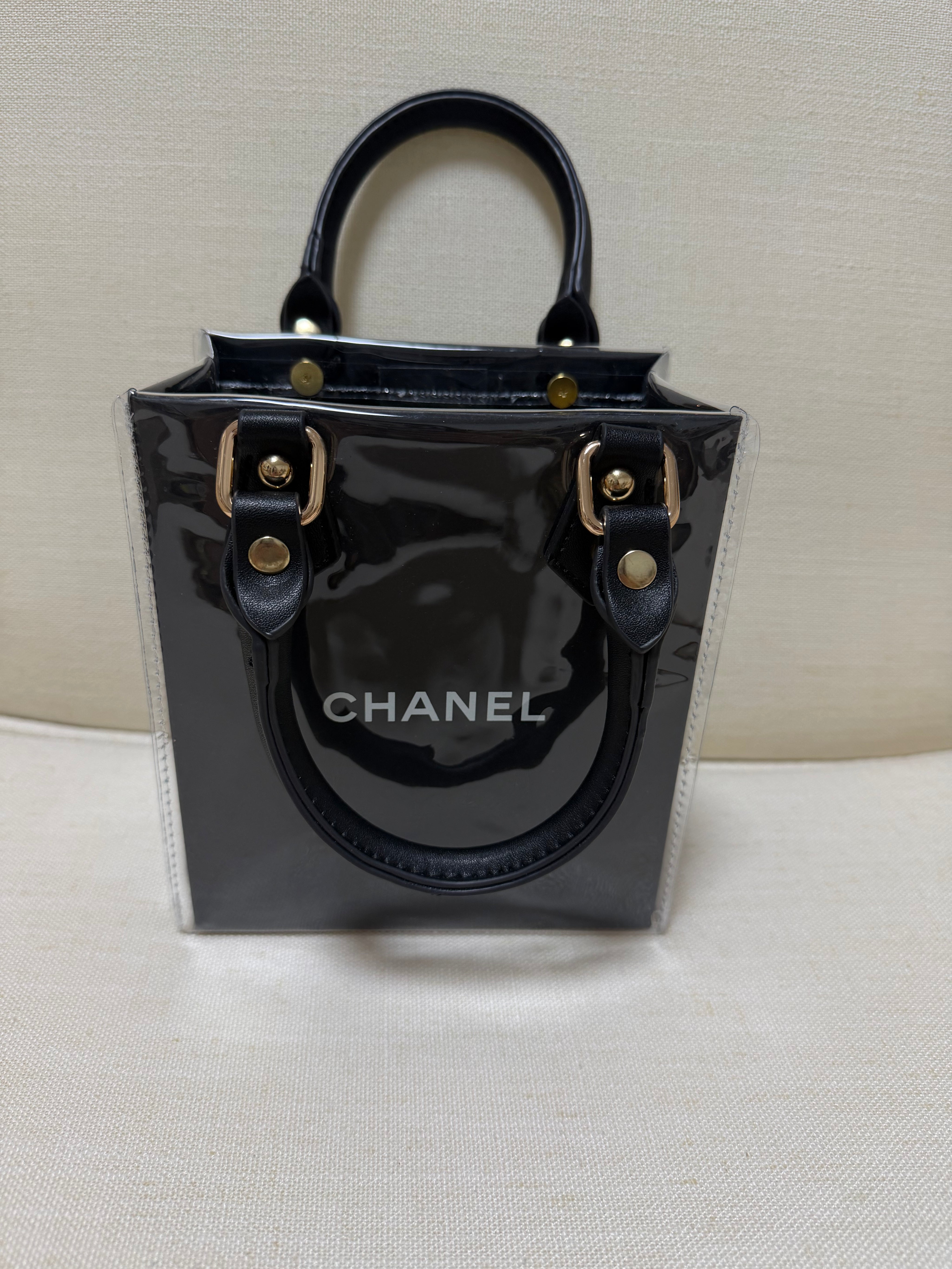 Authentic Small Chanel Shopping Bag Purse (Limited Collection)