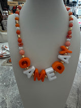 Orange/White GAMEDAY Necklace