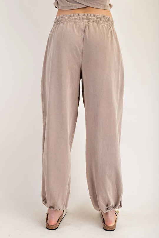 Bone Color Pocket Jogger pants