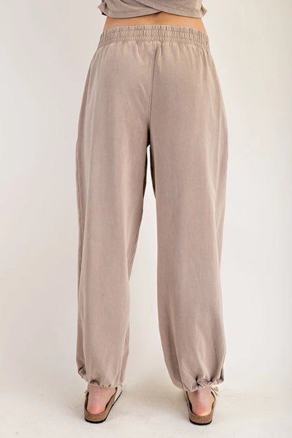 Bone Color Pocket Jogger pants