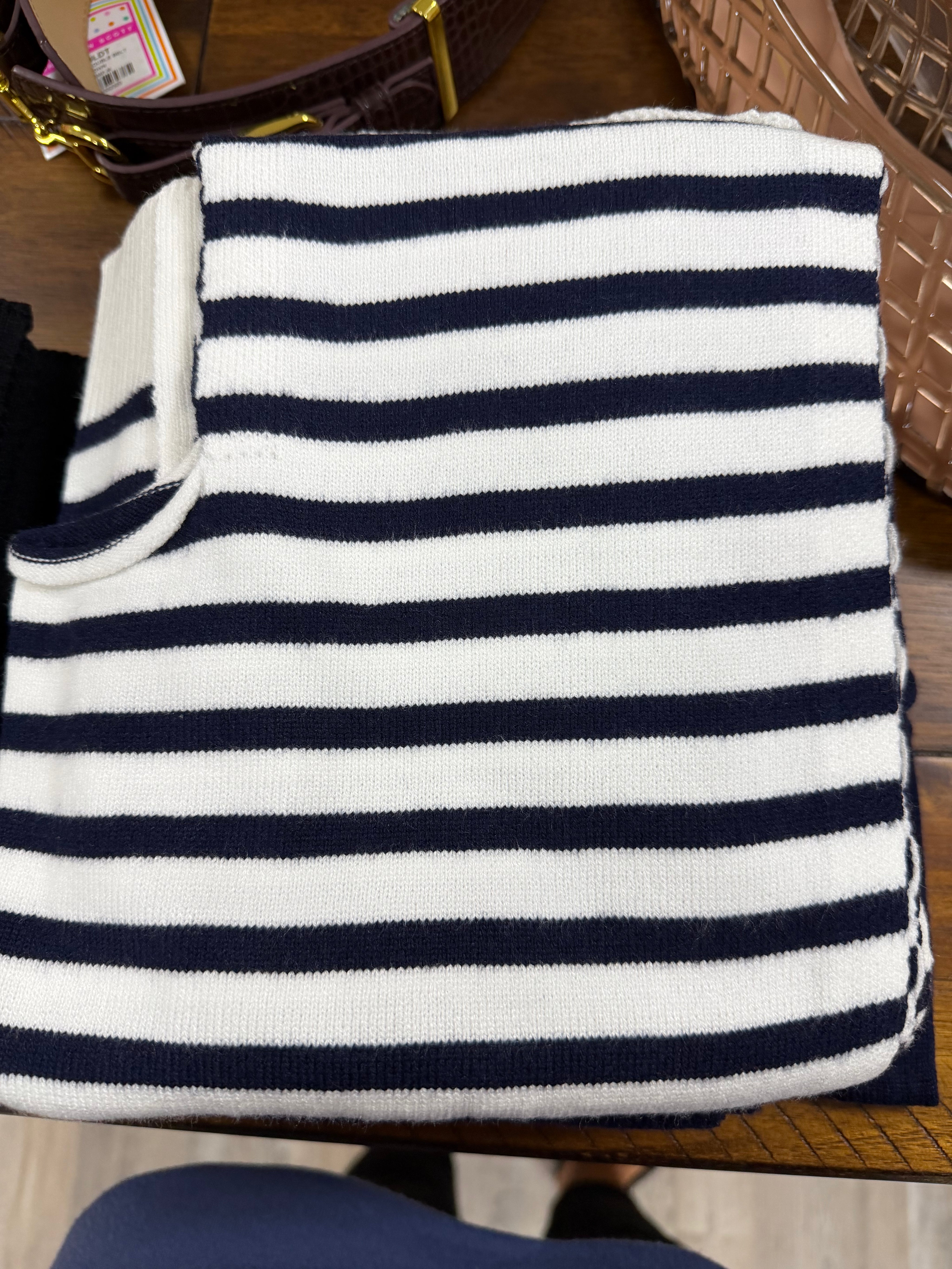 Preppy mock sweater wrap