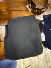 Preppy mock sweater wrap
