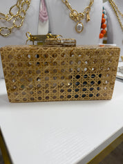 Seychelles acrylic clutch