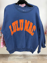Lulu Mac blue/orange sweatshirt