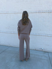 Beige/Cream Sweater Pant Set