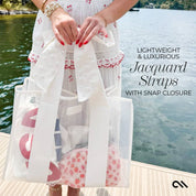 Case-Mate Ivory Pearl Bow Jelly Tote Bag
